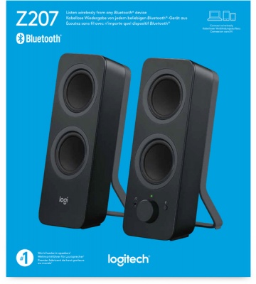Photo of Logitech - Z207 2.0 Stereo Computer Speakers with Bluetooth