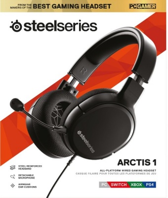 Photo of Steelseries - Wired Gaming Headset - Arctis 1 - Black