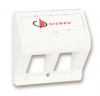 Siemon 2-Port Z-MAX TERA Faceplate Outlet - White Photo