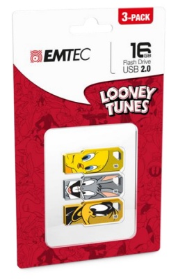 Photo of Emtec Looney Tunes 16GB 3 Pack Flash Drives