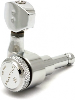 Photo of Graphtech PRL-8721-C0 Ratio Series 6"-Line Locking Electric Guitar Machine Heads with Contemporary Mini Buttons