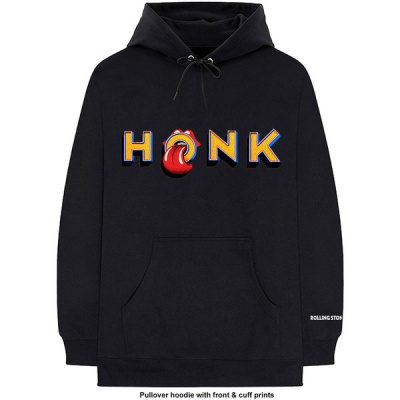 Photo of The Rolling Stones - Honk Letters / Cuff Men's Hoodie - Black