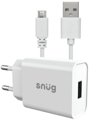 Photo of Snug Lite 1 Port Micro USB Wall Charger - White