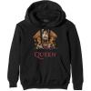 Queen Classic Crest Menâ€™s Black Hoodie Photo