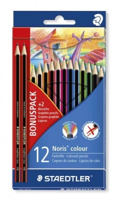 Photo of Staedtler - Noris Club Colouring Pencils 12'S Plus 2 Hb Pencils Assorted