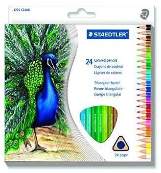 Photo of Staedtler - Pencil Crayons Full Length 24'S - Triangular Artist