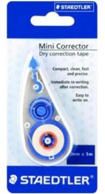 Photo of Staedtler - Mini Corrector Dry Correction Tape 5mm X 5m White