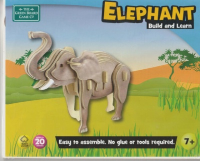 Photo of Wooden Puzzle - Elephant by The Green Board Game Company Toys