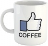 Mugshots Thumbs Up Coffee Mug - White Ceramic Mug Photo