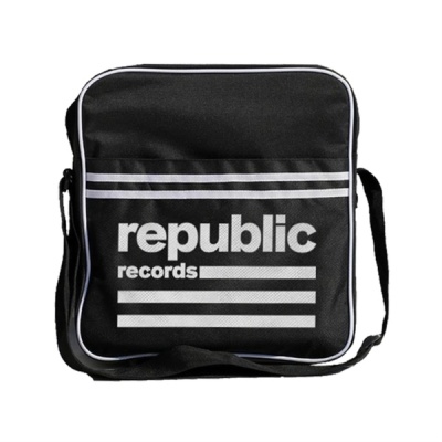 Photo of Republic - Logo Striped Messenger Record Bag