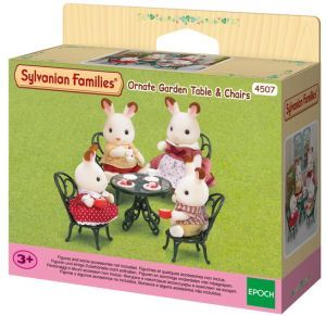 Photo of Epoch Sylvanian Families - Ornate Garden Table & Chairs Playset