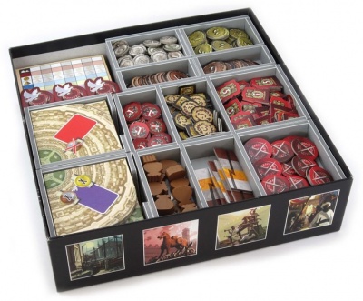 Photo of Folded Space - Board Game Box Insert - 7 Wonders & Expansions
