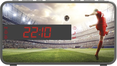 Photo of Bigben Interactive - Soccer Clock Radio With 3 Interchangable Plates