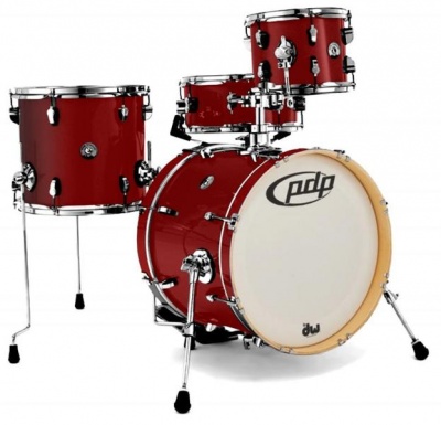 Photo of PDP New Yorker 4 pieces Acoustic Drum Kit - Ruby Sparkle