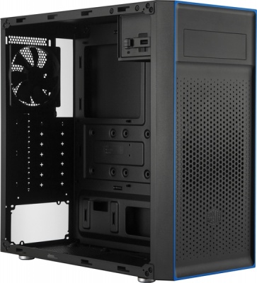 Photo of Cooler Master Masterbox E501L ATX Black With Silver Trim; 1 X DVD Bay Computer Chassis