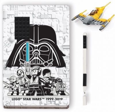 Photo of LEGO IQHK LEGO - Star Wars Naboo Starfighter Notebook & Pen