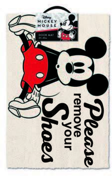 Photo of Mickey Mouse - Please Remove Your Shoes - Door Mat