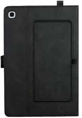 Photo of Tuff Luv Tuff-Luv Leather Folio Case and Stand Compatible for Samsung Tab S5E T720 and T725 with Pen Slot - Black
