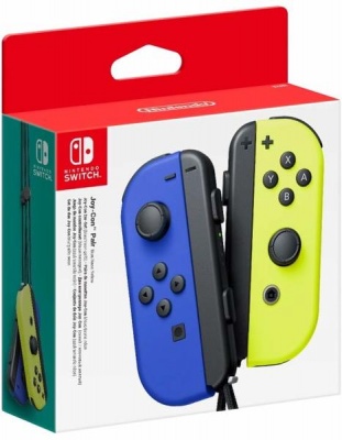 Photo of Nintendo - Joy-Con Pair Controllers Neon Blue & Neon Yellow