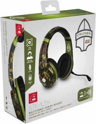 Photo of STEALTH Gaming Stealth - Multiformat Camo Stereo Gaming Headset - Cruiser - Woodland Camouflage