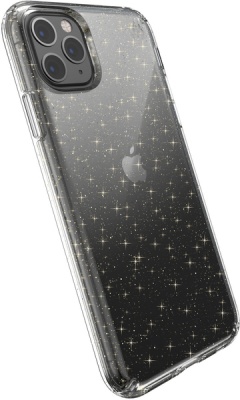 Photo of Speck Presidio Clear and Glitter Case for Apple iPhone 11 Pro Max - Clear and Gold Glitter