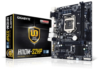 Photo of Gigabyte - H110M-S2HP LGA 1151 Micro ATX Intel H110 Motherboard