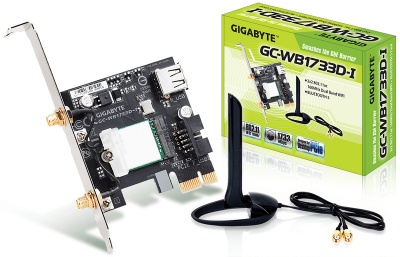 Photo of Gigabyte - GC-WB1733D-I Dual Band Wireless-AC Wi-Fi/Bluetooth Card