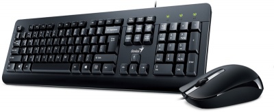 Photo of Genius KM-160 Classic Desktop USB Keyboard and Mouse Combo - Black