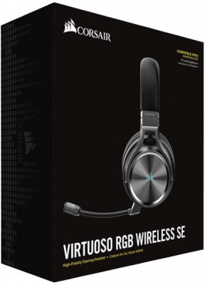 Photo of Corsair Virtuoso RGB Wireless Dolby 7.1 SE Gaming Headset - Gunmetal Grey