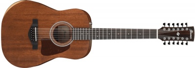 Photo of Ibanez AW5412JR-OPN Artwood Series Traditional Dreadnought 12 String Acoustic Guitar with Bag