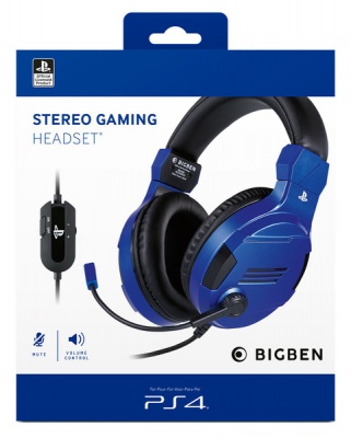 Photo of Bigben Interactive - Stereo Gaming Headset For PS4 - Blue