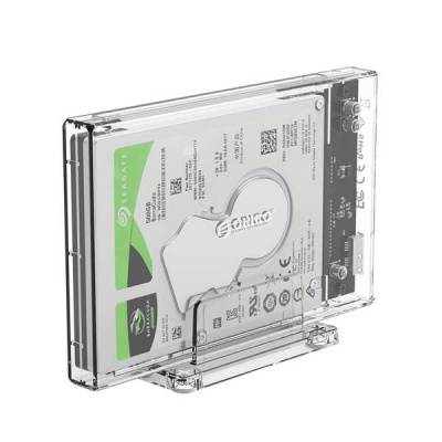 Photo of Orico 2.5" USB3.0 External Hard Drive Enclosure Transparent