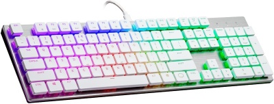 Photo of Cooler Master SK650 Ultra-Slim RGB Full Size Mechanical Limitied Edition Keyboard - White