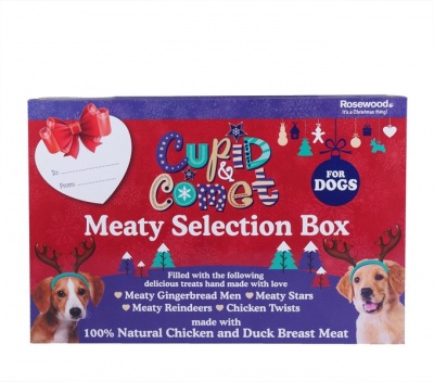 Rosewood Christmas Meaty Selection Gift Box for Dogs