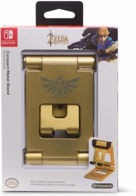 Photo of PowerA - Compact Metal Stand Zelda Breath of The Wild - Gold