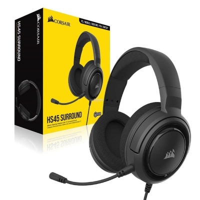 Photo of Corsair HS45 SURROUND Gaming Headset - Carbon