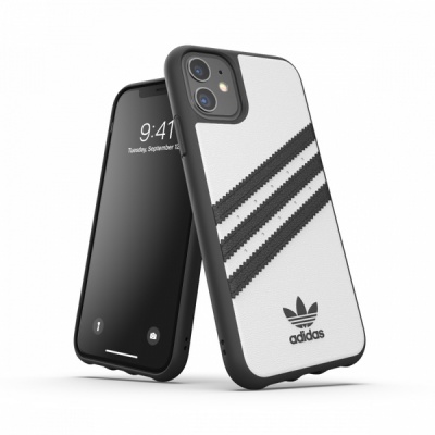 Photo of Adidas 3-Stripes Snap Case for Apple iPhone 11 - White and Black