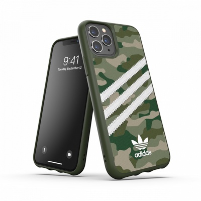 Photo of Adidas 3-Stripes Camo Snap Case for Apple iPhone 11 Pro - Green and White