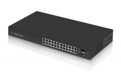Photo of Ubiquiti Networks Ubiquiti EdgeSwitch Lite 24-Port Managed Gigabit Switch with SFP - Black
