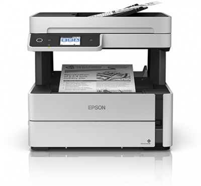 Photo of Epson EcoTank M3170 39ppm 1200 x 2400 DPI A4 Mono Multi-Function Inkjet Printer - White