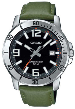 Photo of Casio Enticer Series Analog Mens Wrist Watch - Silver and Blue