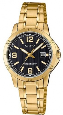 Photo of Casio Stainless Steel Womens Analog Wrist Watch - Gold and Black