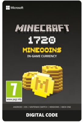 Photo of Microsoft Minecraft 1720 Minecoins In-Game Currency Digital Code
