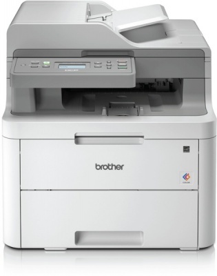 Photo of Brother DCP-L3551CDW Colour LED 3-In-1 Multi-Function Laser Printer - White and Grey