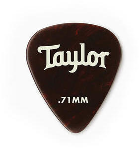 Photo of Taylor Celluloid 351 Tortoise Shell .71mm Pick