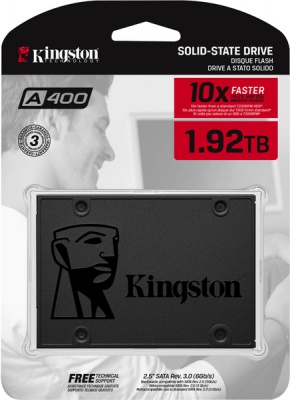 Photo of Kingston Technology - A400 1.92TB Serial ATA 3 TLC 2.5" Solid State Drive