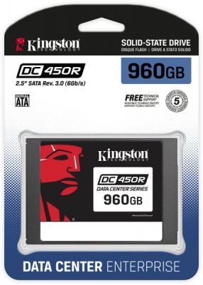 Photo of Kingston Technology - DC450R 960GB 2.5" Serial ATA 3 3D TLC Solid State Drive