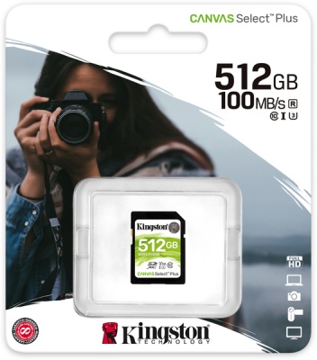 Photo of Kingston Technology - SDS2/256GB Canvas Select Plus SD Card Class 10 UHS-I 256GB Memory Card