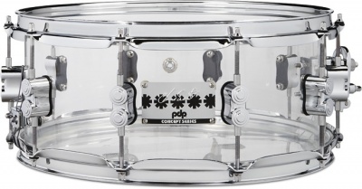 Photo of PDP Chad Smith Signature 6x14 Inch Acrylic Snare Drum