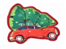 Photo of Dogs Life Dog's Life - Red Car with Big Tree Plush Toy